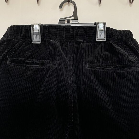 Topman tapered Cord Joggers – W32 L30 (black) - Picture 7 of 10